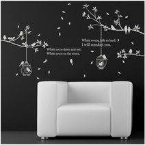 홈코디 내츄럴 버드 B타입 포인트스티커, 화이트