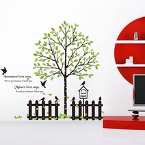 홈코디 기다림 포인트스티커, 다크브라운+옐로우그린+올리브그린