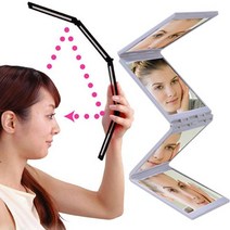 예은 다용도 4단접이식 손거울, 화이트, 1개