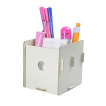 필립로지스틱 사각 DIY 뷰티박스 정리함, 화이트, 1개