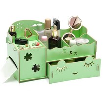 라이프포인트 DIY 화장품 정리함 511, 그린, 1개