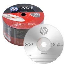 HP DVD-R 16배속 4.7GB 50장 벌크팩
