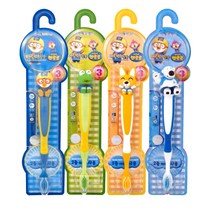 뽀로로 4종 유아칫솔 세트, 1세트, 뽀로로,크롬,에디,포비