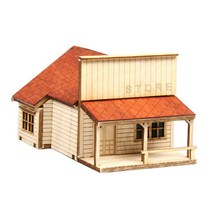 영공방 HO 웨스턴 스토어 입체퍼즐, 혼합 색상