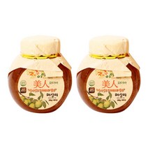 제주이야기 미인 화이바 꼬마 매실차, 200g, 2개