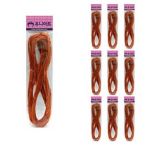 유니아트 일반모루 철사, 연갈색, 10개입