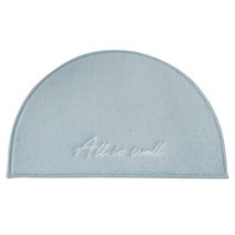 하우밍 올이즈웰 자수 발매트, 스카이 블루