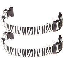 제제펫 지브라무늬 강아지 LED목줄 G408PCBH024, 2개입