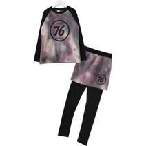 잭키드 여아용 76물나염 치깅스 상하의세트