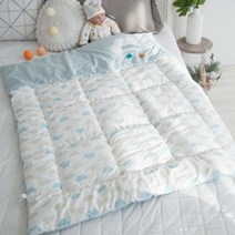 달퐁 유아동 차렵이불, 구름(Mint)