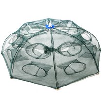 싸파 8각 16구 우산형 자동 통발 새우망, 1개