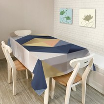 이코디 기하학패턴 테이블 보, 기하학, 140 x 180 cm