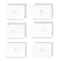 왈가닥스 미니카드 6p + 회색 봉투 6p, 모노플라워, 1세트