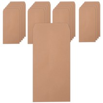 투영디자인 컬러 세로봉투, Brown, 20개입