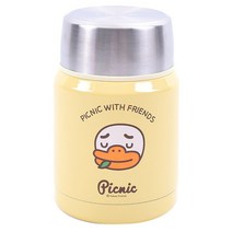 릴팡 카카오프렌즈 보온 보냉 죽통, 튜브(KF6846), 350ml