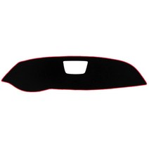 차마루 기아 3D 논슬립 대쉬보드커버, 올뉴쏘렌토(스피커 유), 블랙+레드