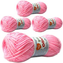 행복뜨기 올리버 뜨개실 4p, 555 핑크