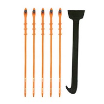 블랙라이노 우레탄 스노우체인 + 성애제거 고리, 5개입