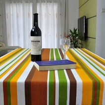 이코디 뮤랄 유니크 테이블 보, 오렌지, 110 x 160 cm