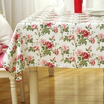 이코디 앤티크 플라워 테이블 보, 혼합 색상, 110 x 160 cm