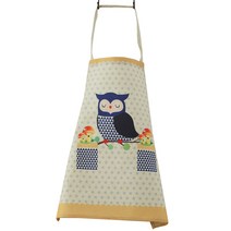 이코디 코지 플라워 아울 앞치마, 클로즈아울, 1개