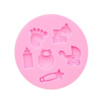 케이지 아기 장난감 6구 실리콘 수제 몰드