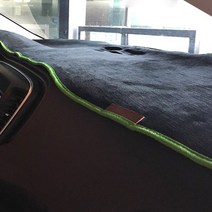 어바인 클래스 논슬립 벨벳 대쉬보드커버 현대, 현대 아반떼MD (상단매립), 블랙 + 그린