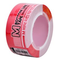 연우 M바닥 라인 테이프 50mm x 30m 적색, 1개