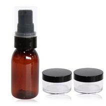 이글코리아 원형에센스 용기 30ml + 원형크림용기 10g x 2p, 혼합 색상, 1세트