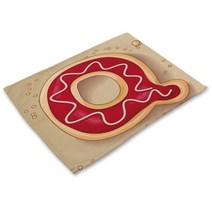 리빙팝 쿠키알파벳 테이블매트, 17, 42 x 32 cm