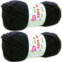 행복뜨기 키즈볼 코튼 뜨개실 2개, 691 쥐색