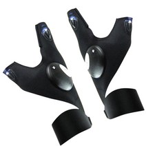 블럭마트 캠핑 낚시 LED 장갑 오른손 + 왼손, 혼합 색상