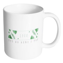 핸드팩토리 그린리프박스 LOVE 당신은 내가 사랑하는 단 한사람 머그컵, 내부 화이트, 1개