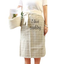 이코디 벨리쿠킹 AP앞치마, 그레이 스퀘어, 1개