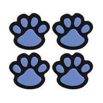 렉스디 베어풋 멀티 EVA 쿠션 차량용 도어가드, 블루, 4개입