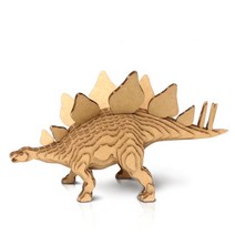 콘타모 3D 종이 입체퍼즐 스테고사우루스 라지, 우드