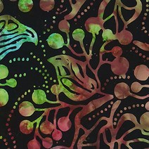 모다 본파이어 BATIKS COLLECTION 선셋 패브릭원단, 퍼플 + 그린