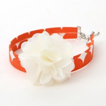 이츠독 강아지 루체 목걸이 L, 오렌지(A), 1개