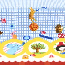 기요하라 옥스퍼드 본포셰 잔체크 패브릭원단, 블루체크