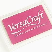 VersaCraft 츠키네코 스탬프 패브릭잉크 대, VK-115 Cherry Pink, 1개