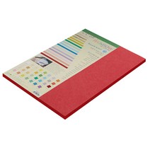 종이문화 친환경색지 레인보우카드 No.29 레드, 8절, 25매