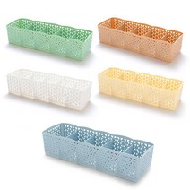 마켓감성 5칸 다용도 정리함 랜덤 발송, 5개입
