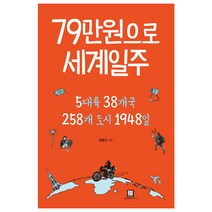 79만원으로 세계일주:5대륙 38개국 258개 도시 1948일, 로크미디어