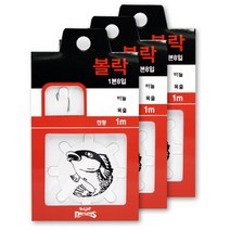 청룡 볼락 묶음 낚싯바늘, 3개입