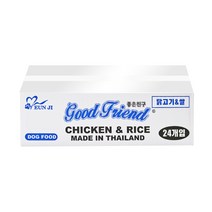 굿프랜드 강아지캔 100g, 닭고기 + 쌀 혼합맛, 24개입