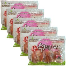 수제치킨 강아지 건조간식 150g, 미니우유껌 닭갈비, 5개입
