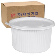 쿡앤락 성형 감자탕 특대 4.2L 백색 세트, 100개입, 1개