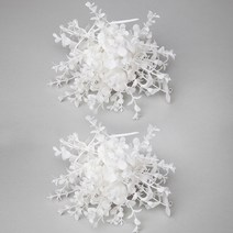 엠디자인 해초잎 조화 모형 2p, 화이트, 2개