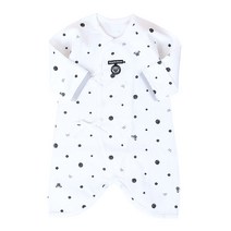 오가닉붐 신생아용 블랙퍼그 배냇가운 사계절