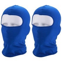 블럭마트 오토바이 쿨마스크, 블루, 2개입